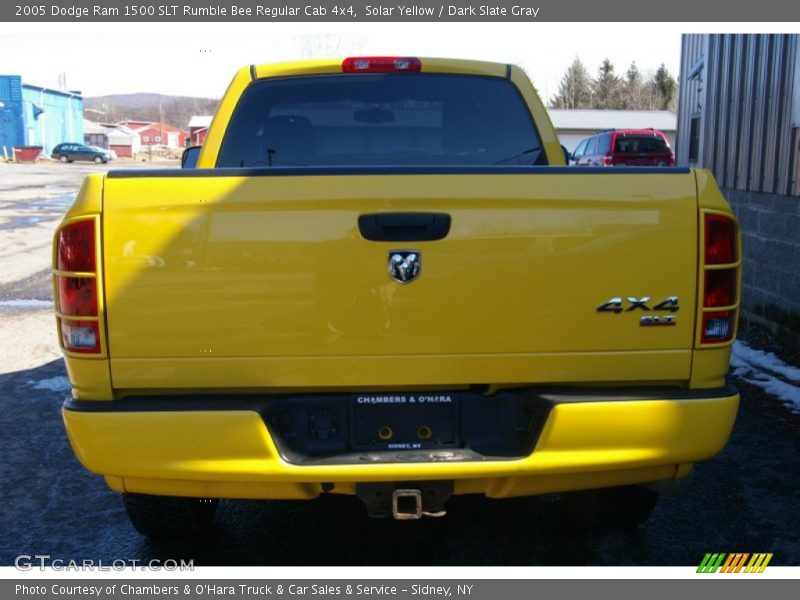 Solar Yellow / Dark Slate Gray 2005 Dodge Ram 1500 SLT Rumble Bee Regular Cab 4x4