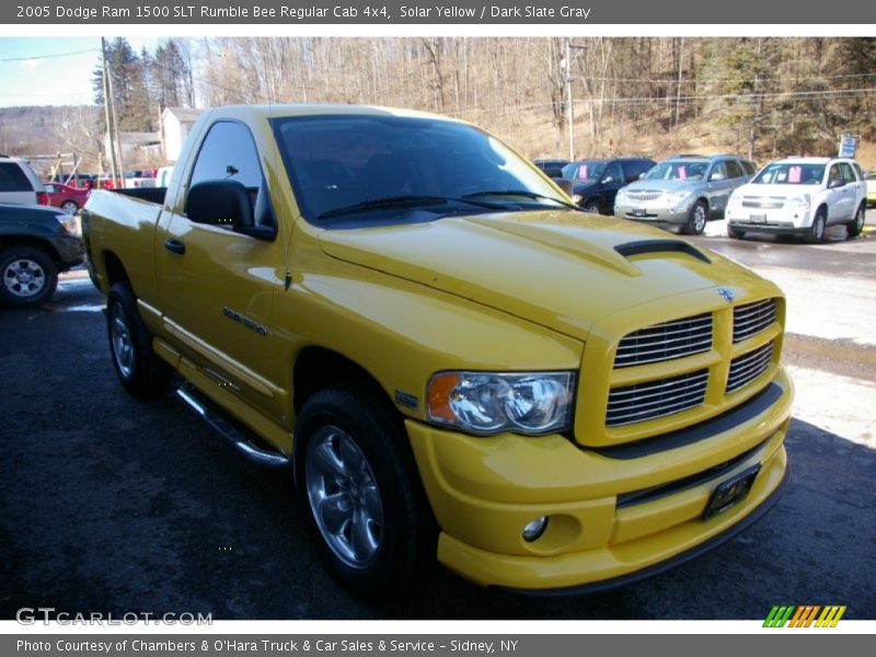 Solar Yellow / Dark Slate Gray 2005 Dodge Ram 1500 SLT Rumble Bee Regular Cab 4x4