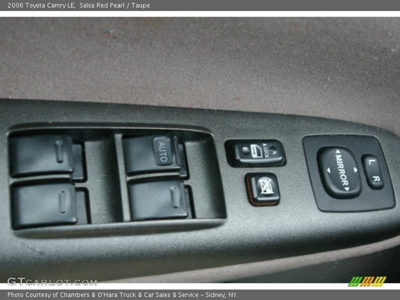 Salsa Red Pearl / Taupe 2006 Toyota Camry LE