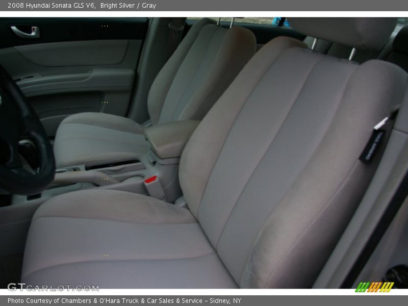 Bright Silver / Gray 2008 Hyundai Sonata GLS V6