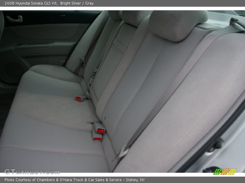 Bright Silver / Gray 2008 Hyundai Sonata GLS V6