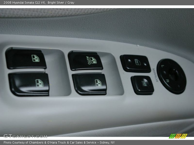 Bright Silver / Gray 2008 Hyundai Sonata GLS V6