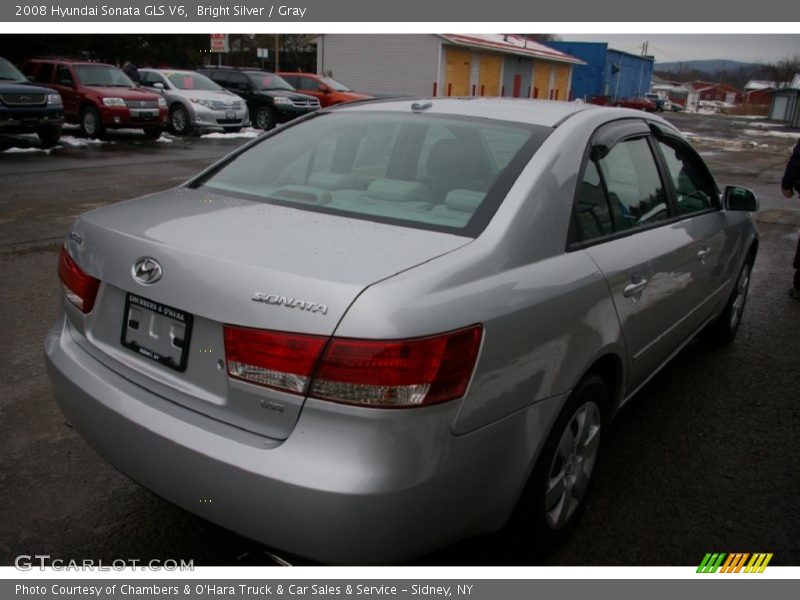 Bright Silver / Gray 2008 Hyundai Sonata GLS V6