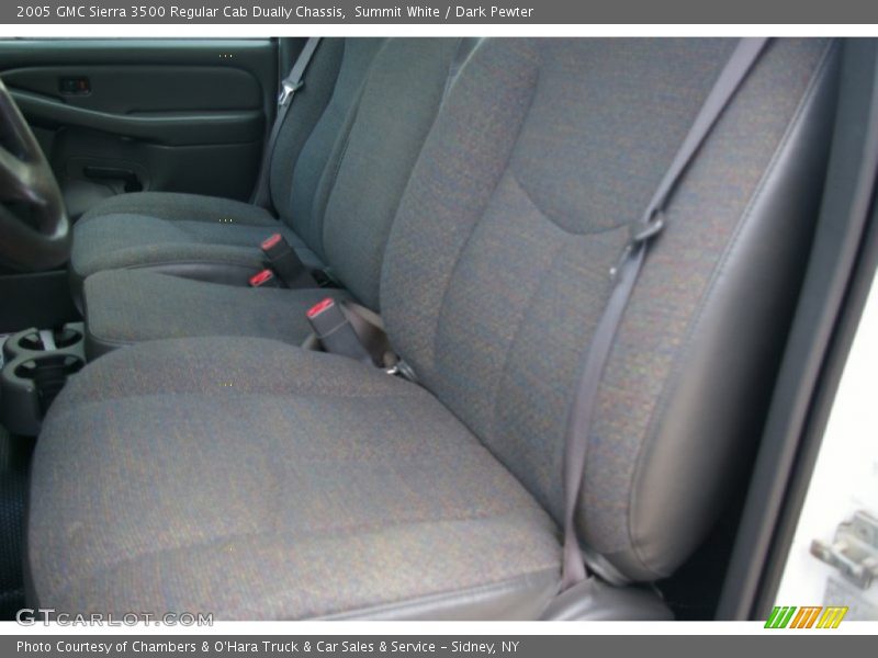 Summit White / Dark Pewter 2005 GMC Sierra 3500 Regular Cab Dually Chassis