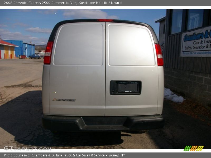 Sandstone Metallic / Neutral 2008 Chevrolet Express 2500 Commercial Van
