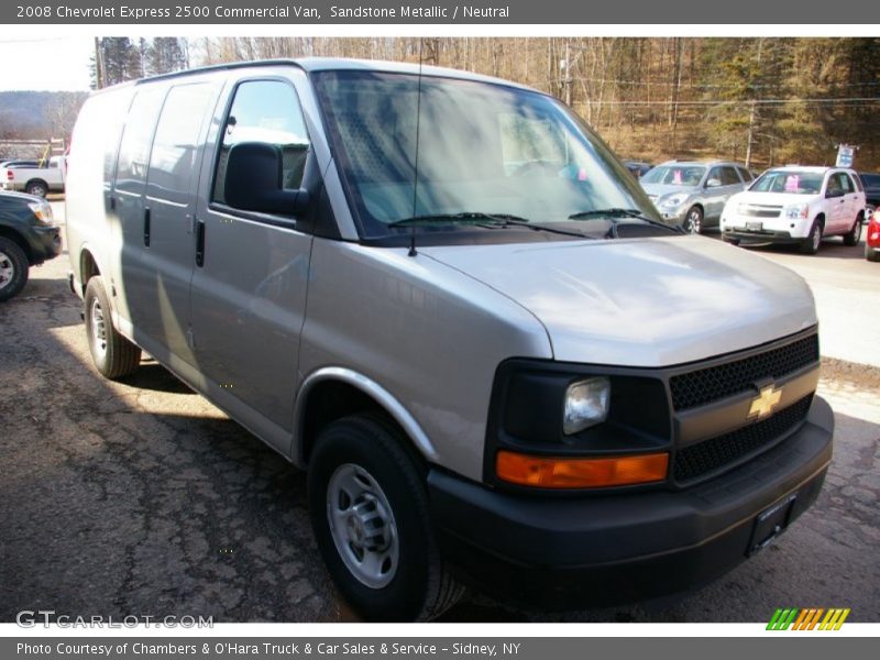 Sandstone Metallic / Neutral 2008 Chevrolet Express 2500 Commercial Van