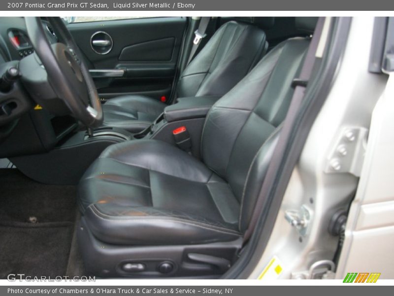 Liquid Silver Metallic / Ebony 2007 Pontiac Grand Prix GT Sedan