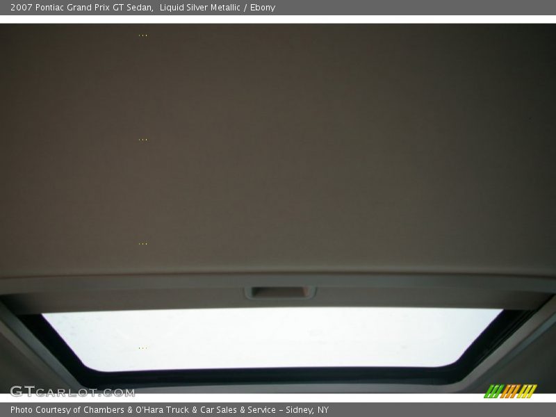 Liquid Silver Metallic / Ebony 2007 Pontiac Grand Prix GT Sedan
