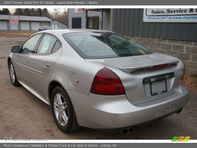 Liquid Silver Metallic / Ebony 2007 Pontiac Grand Prix GT Sedan