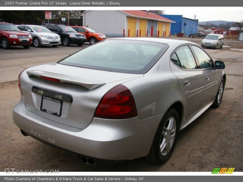 Liquid Silver Metallic / Ebony 2007 Pontiac Grand Prix GT Sedan