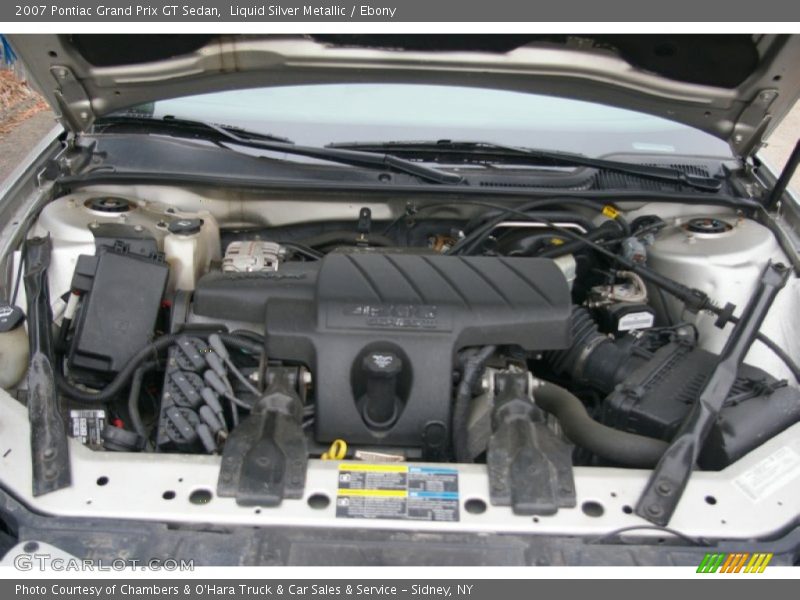 Liquid Silver Metallic / Ebony 2007 Pontiac Grand Prix GT Sedan