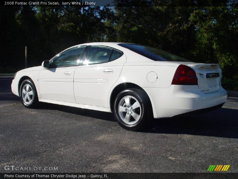 Ivory White / Ebony 2008 Pontiac Grand Prix Sedan