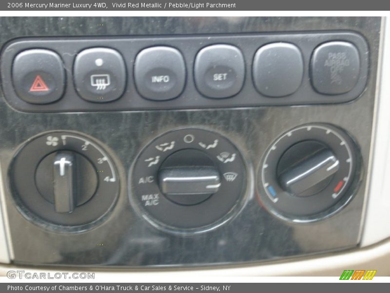 Vivid Red Metallic / Pebble/Light Parchment 2006 Mercury Mariner Luxury 4WD