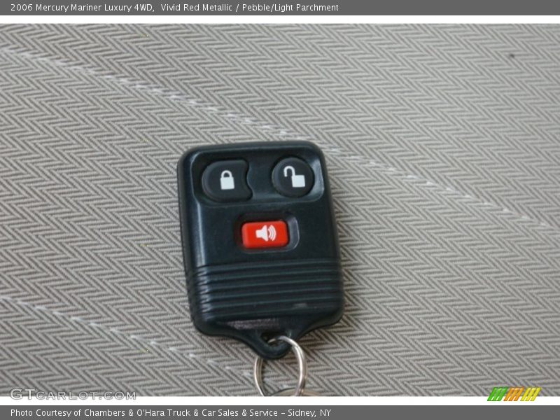 Vivid Red Metallic / Pebble/Light Parchment 2006 Mercury Mariner Luxury 4WD