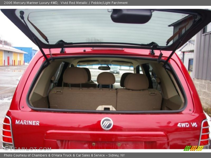 Vivid Red Metallic / Pebble/Light Parchment 2006 Mercury Mariner Luxury 4WD
