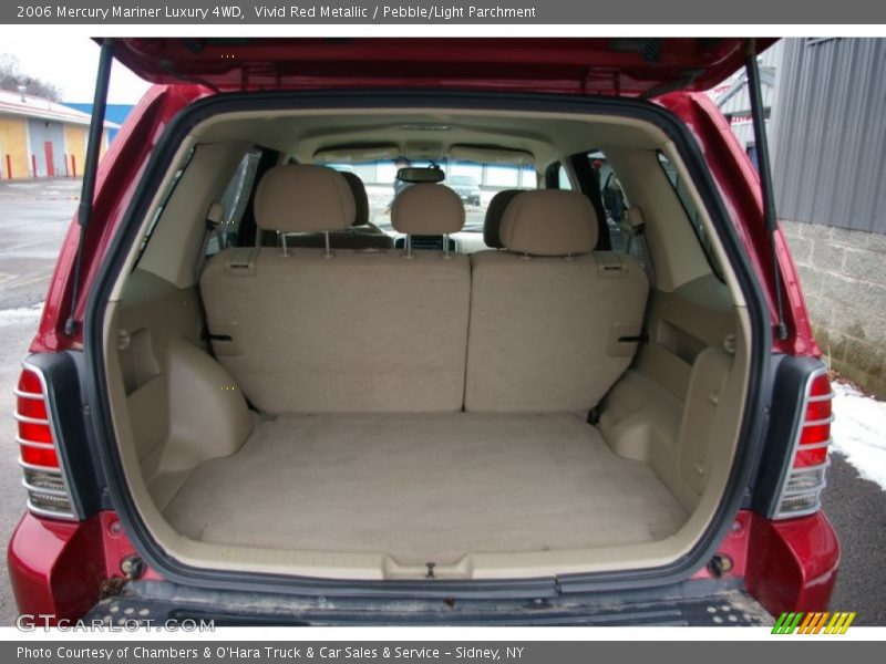 Vivid Red Metallic / Pebble/Light Parchment 2006 Mercury Mariner Luxury 4WD