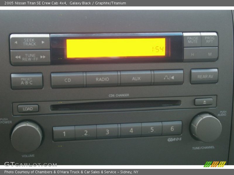 Galaxy Black / Graphite/Titanium 2005 Nissan Titan SE Crew Cab 4x4