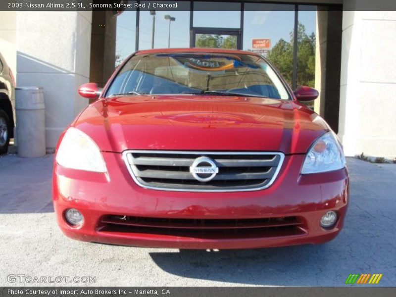 Sonoma Sunset Red / Charcoal 2003 Nissan Altima 2.5 SL