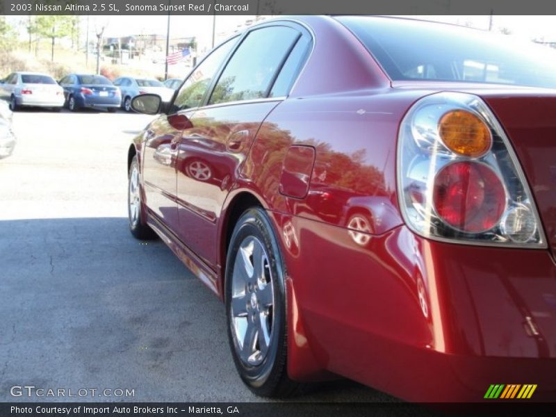 Sonoma Sunset Red / Charcoal 2003 Nissan Altima 2.5 SL