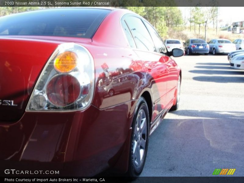 Sonoma Sunset Red / Charcoal 2003 Nissan Altima 2.5 SL