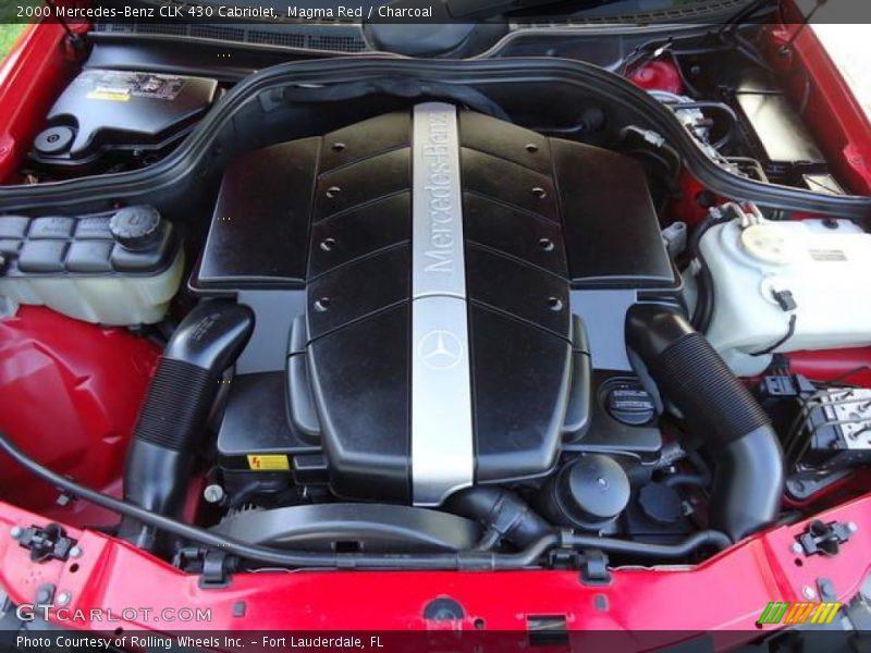  2000 CLK 430 Cabriolet Engine - 4.3 Liter SOHC 24-Valve V8