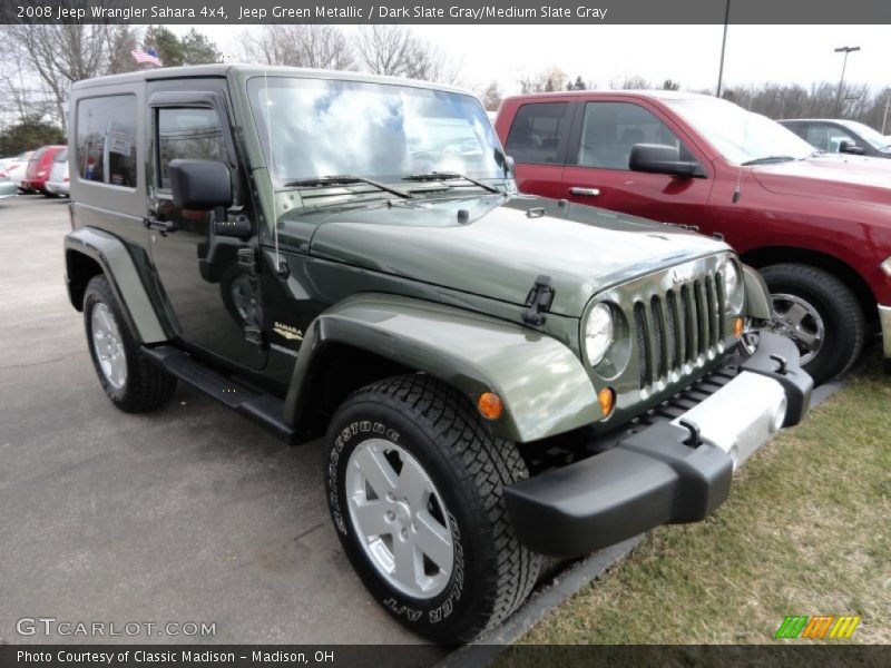 Jeep Green Metallic / Dark Slate Gray/Medium Slate Gray 2008 Jeep Wrangler Sahara 4x4