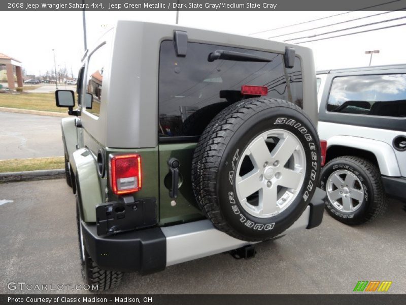 Jeep Green Metallic / Dark Slate Gray/Medium Slate Gray 2008 Jeep Wrangler Sahara 4x4
