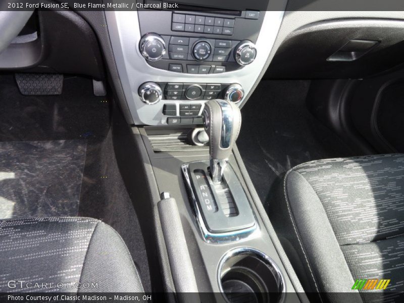 Blue Flame Metallic / Charcoal Black 2012 Ford Fusion SE