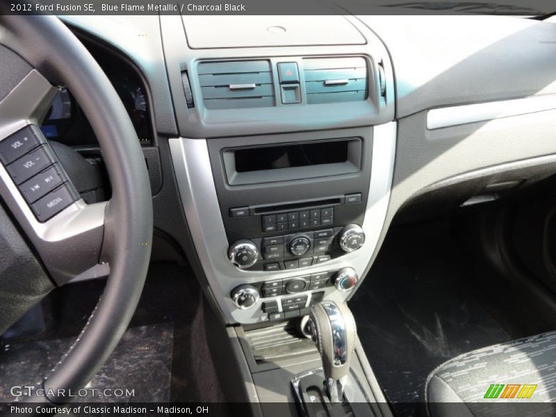 Blue Flame Metallic / Charcoal Black 2012 Ford Fusion SE