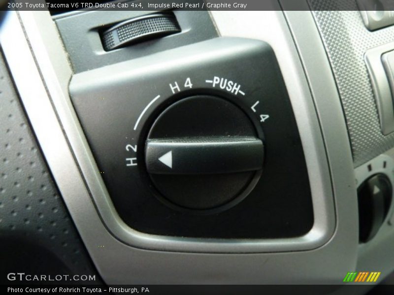 Impulse Red Pearl / Graphite Gray 2005 Toyota Tacoma V6 TRD Double Cab 4x4