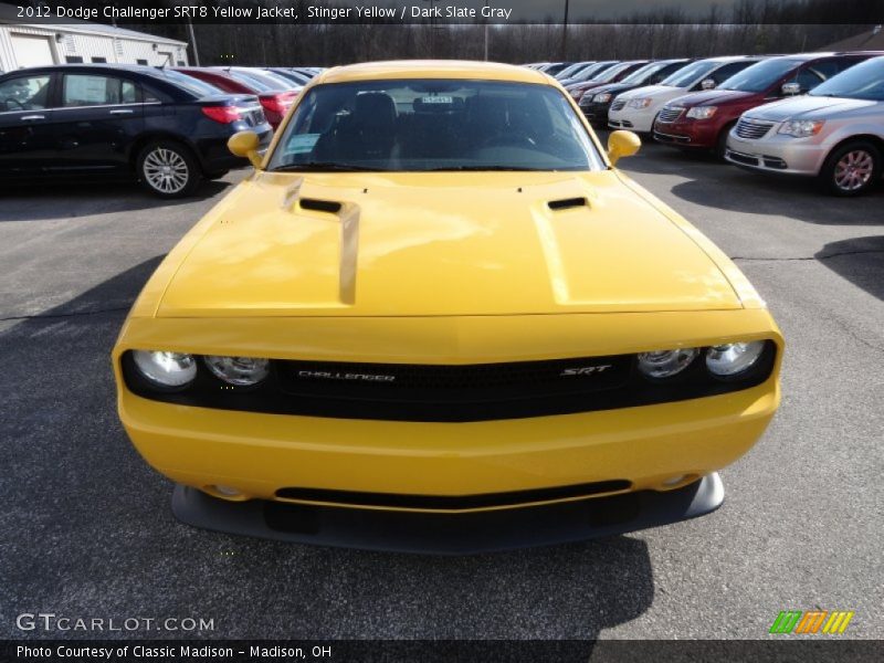 Stinger Yellow / Dark Slate Gray 2012 Dodge Challenger SRT8 Yellow Jacket