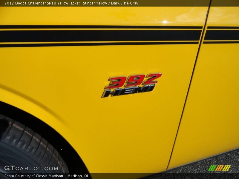 Stinger Yellow / Dark Slate Gray 2012 Dodge Challenger SRT8 Yellow Jacket