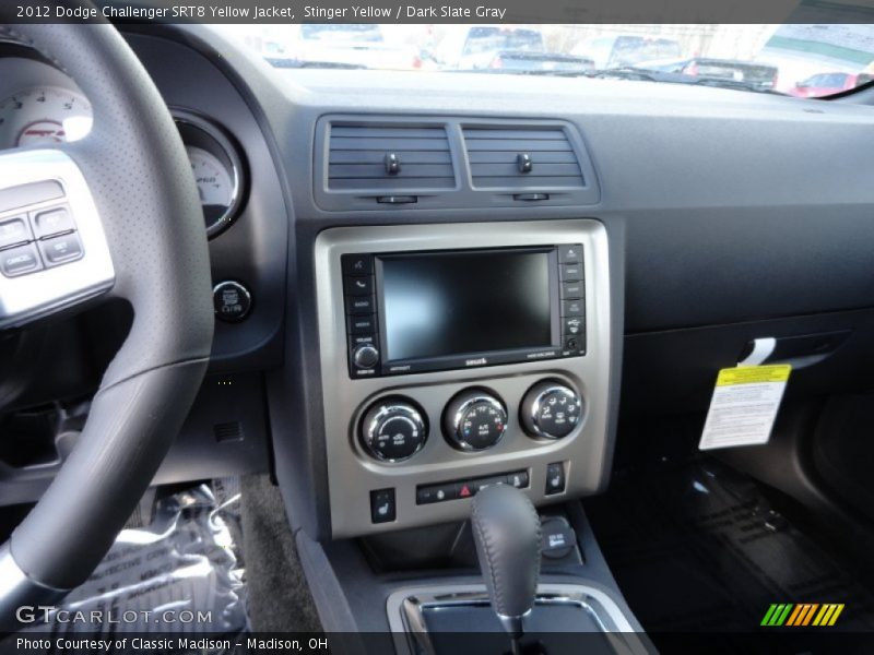 Stinger Yellow / Dark Slate Gray 2012 Dodge Challenger SRT8 Yellow Jacket