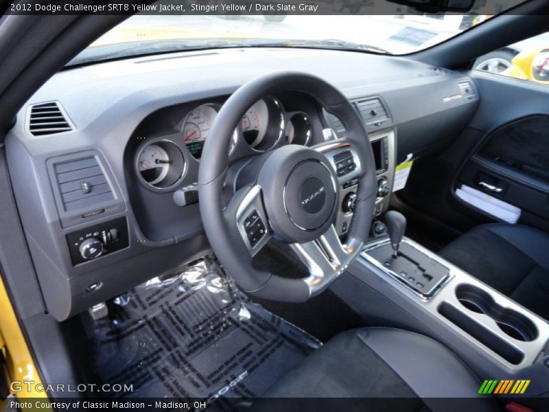 Stinger Yellow / Dark Slate Gray 2012 Dodge Challenger SRT8 Yellow Jacket