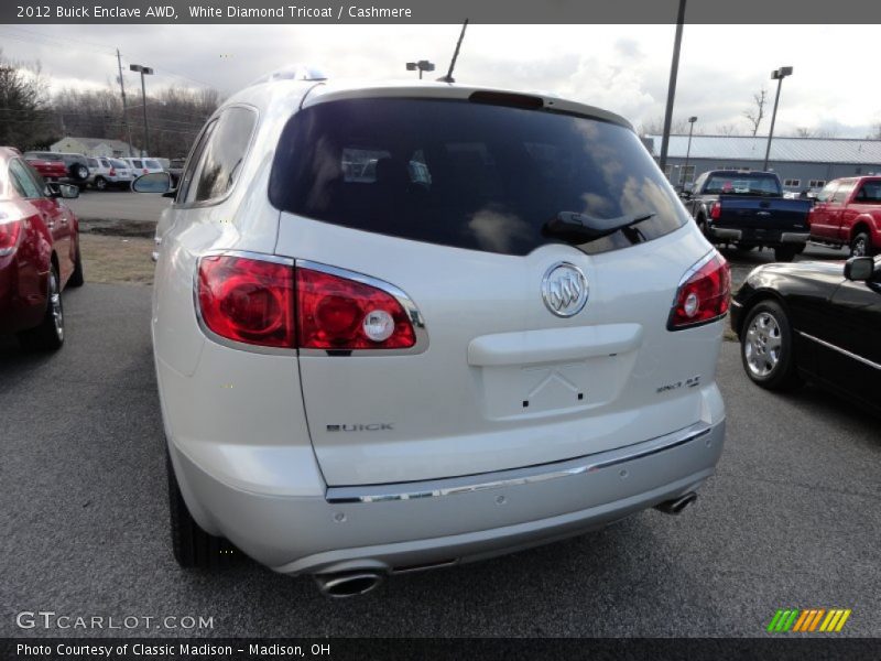 White Diamond Tricoat / Cashmere 2012 Buick Enclave AWD