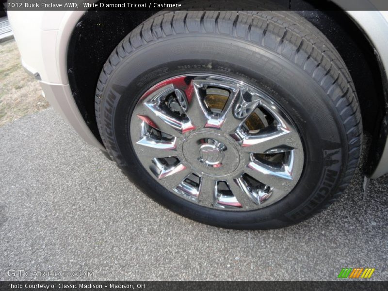 White Diamond Tricoat / Cashmere 2012 Buick Enclave AWD
