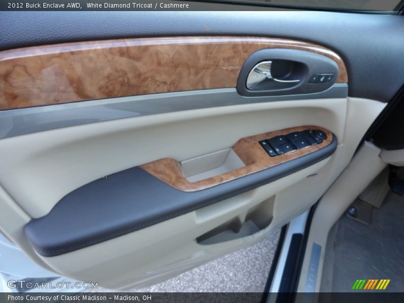 White Diamond Tricoat / Cashmere 2012 Buick Enclave AWD