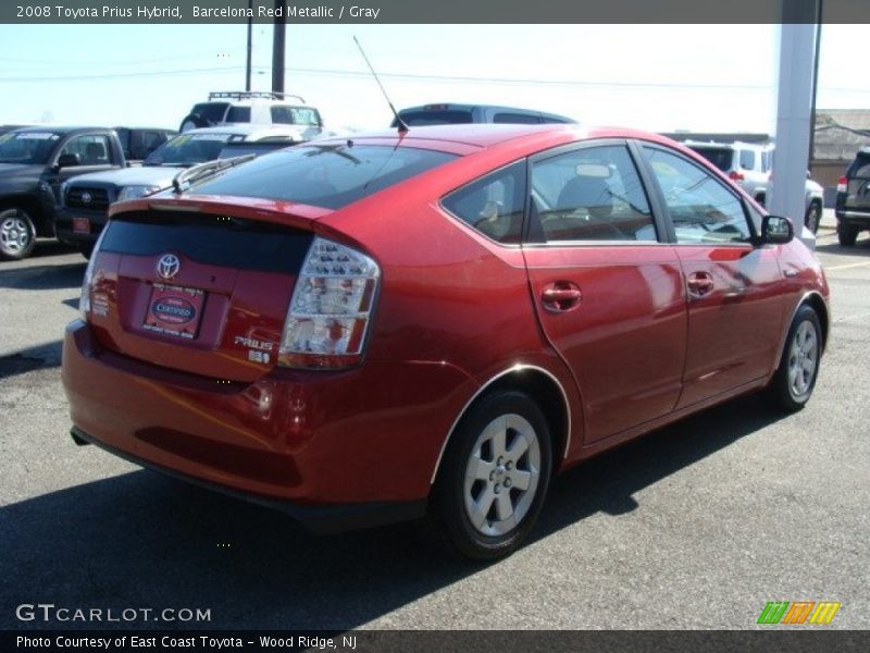 Barcelona Red Metallic / Gray 2008 Toyota Prius Hybrid