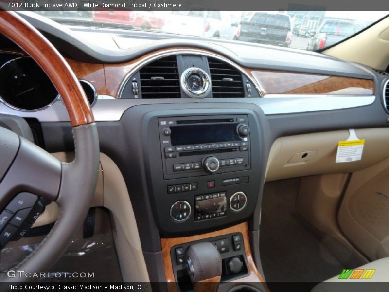 White Diamond Tricoat / Cashmere 2012 Buick Enclave AWD