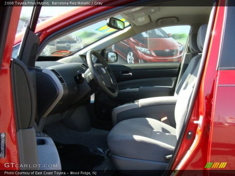 Barcelona Red Metallic / Gray 2008 Toyota Prius Hybrid