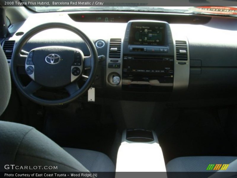 Barcelona Red Metallic / Gray 2008 Toyota Prius Hybrid