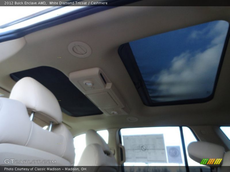 White Diamond Tricoat / Cashmere 2012 Buick Enclave AWD