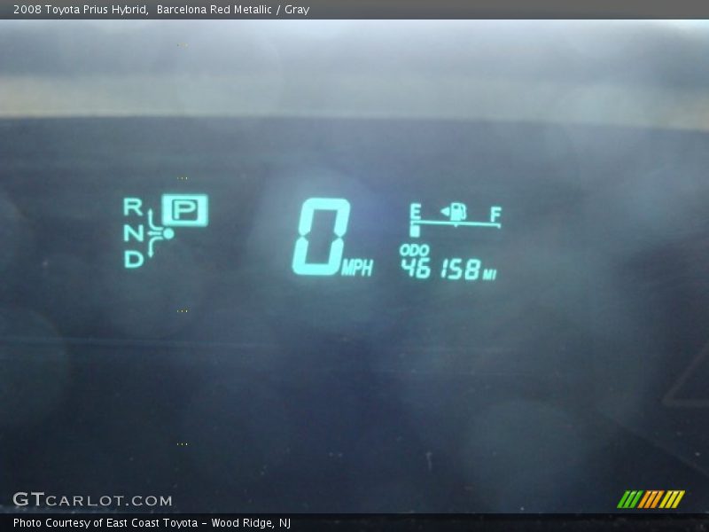 Barcelona Red Metallic / Gray 2008 Toyota Prius Hybrid