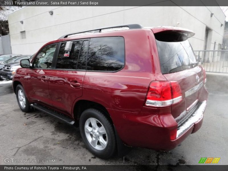 Salsa Red Pearl / Sand Beige 2011 Toyota Land Cruiser