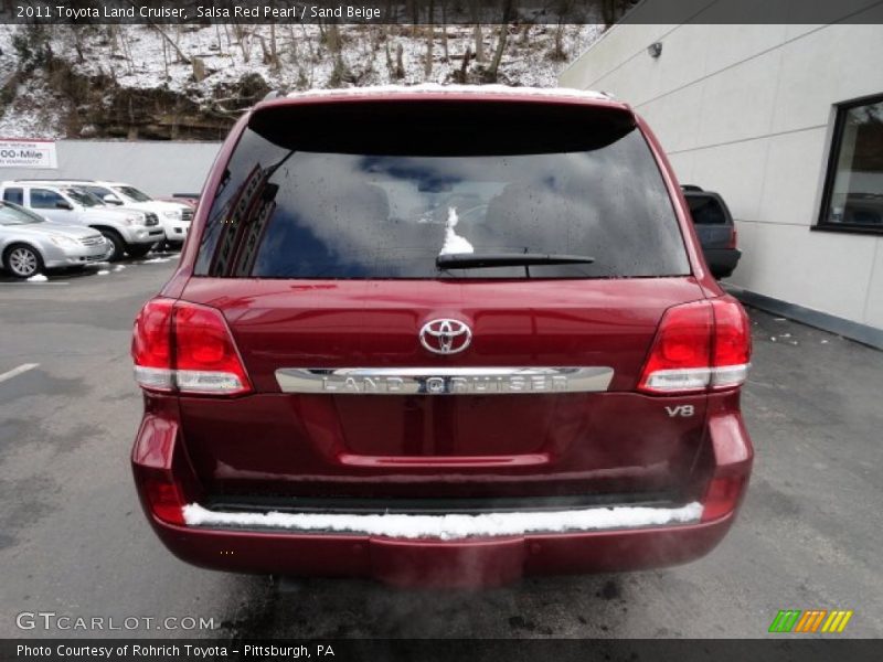 Salsa Red Pearl / Sand Beige 2011 Toyota Land Cruiser