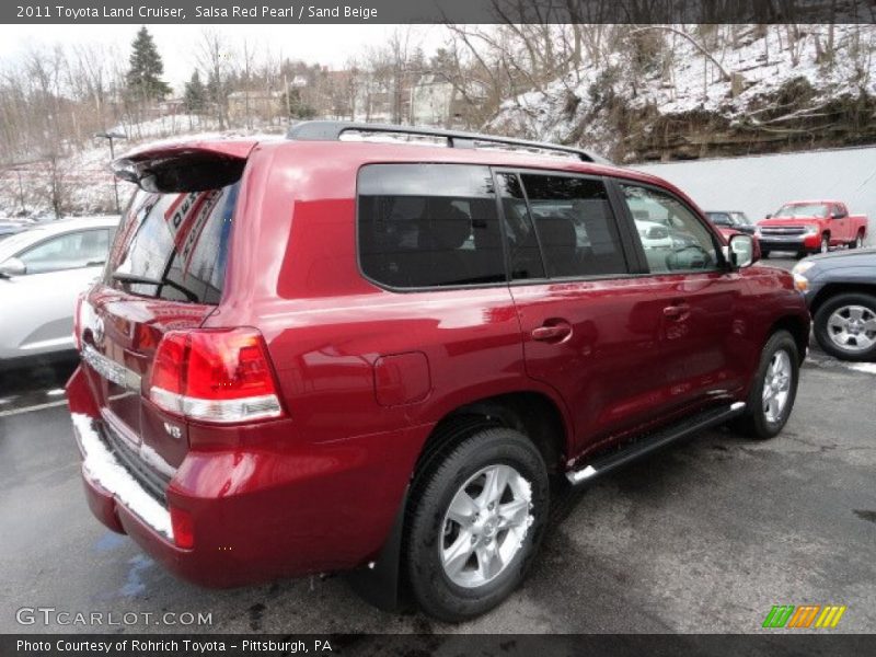 Salsa Red Pearl / Sand Beige 2011 Toyota Land Cruiser