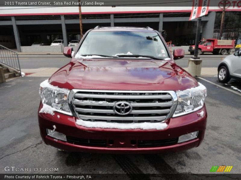 Salsa Red Pearl / Sand Beige 2011 Toyota Land Cruiser