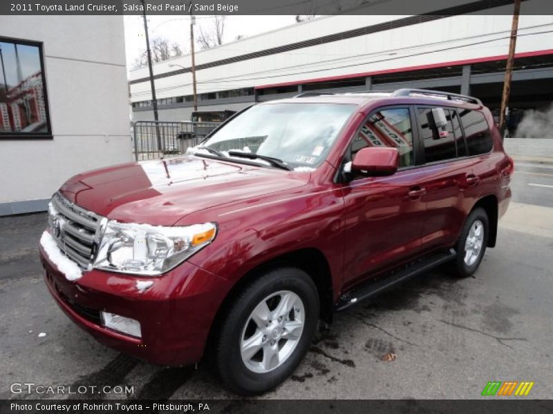 Salsa Red Pearl / Sand Beige 2011 Toyota Land Cruiser