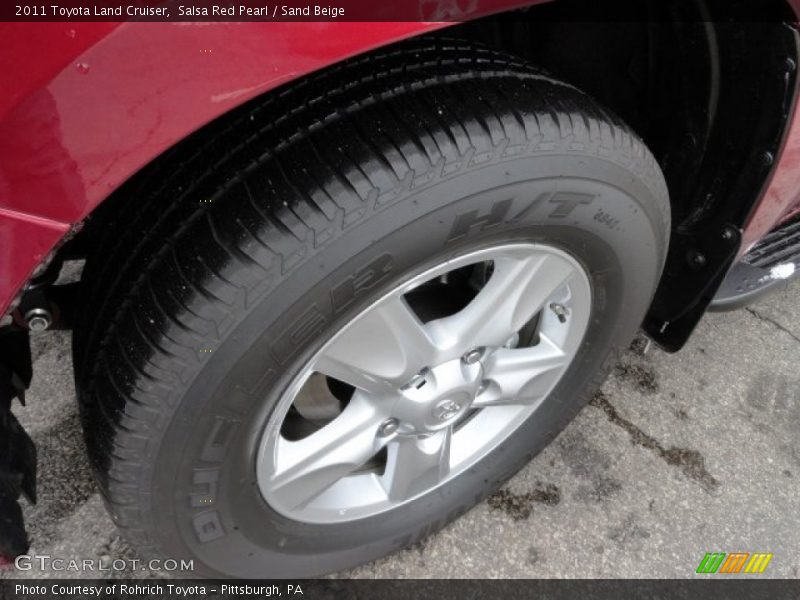 Salsa Red Pearl / Sand Beige 2011 Toyota Land Cruiser