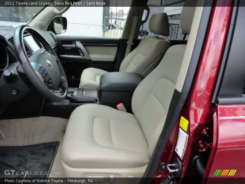 Salsa Red Pearl / Sand Beige 2011 Toyota Land Cruiser